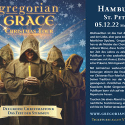 Hamburg St. Petri: Gregorian Grace "Christmas Tour"